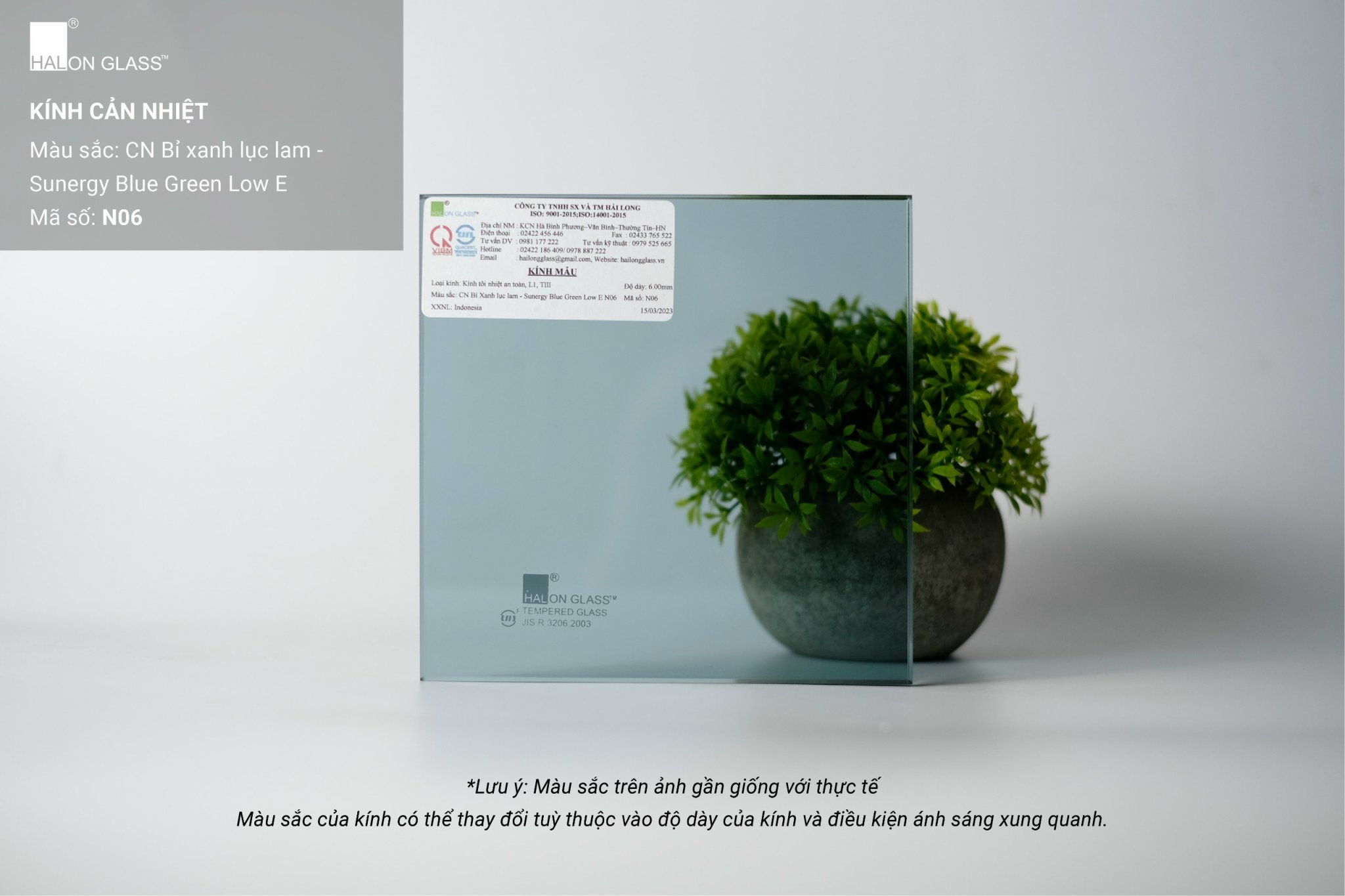 Kính cản nhiệt độ Low-E